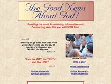 Tablet Screenshot of goodnewsaboutgod.com